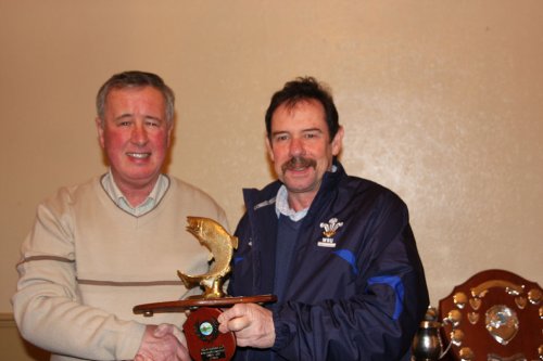 Winner of the O G Thompson trophy 2010 L Hicks